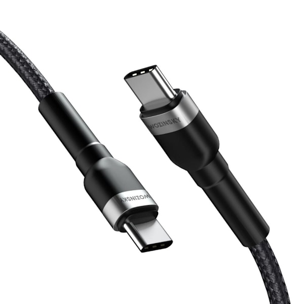 WOZINSKY WNBCC1 USB-C / USB-C PD 65W KABEL 1 M - SORT