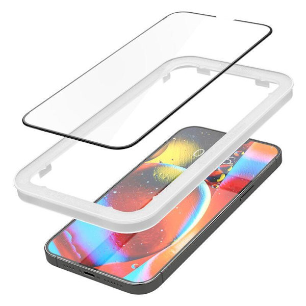 HERDET GLASS SPIGEN ALM GLASS FC 2-PACK IPHONE 13 PRO MAX / 14 PLUS SORT