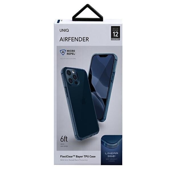 UNIQ AIR FENDER COVER TIL IPHONE 12 PRO MAX - BLÅ