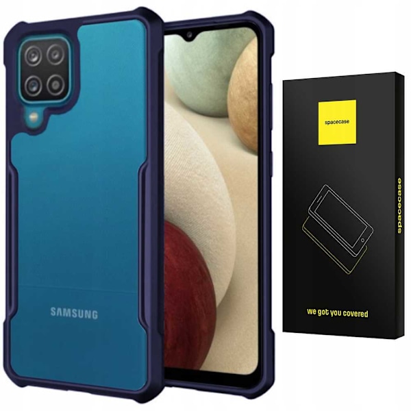 Spacecase Cover Till Samsung Galaxy A12 Beetle Blue