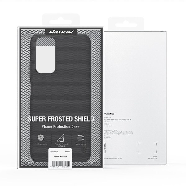 Nillkin Super Frosted Shield-forsterket deksel + stativ for Xiaomi Redmi Note 11S / Note 11 Blue