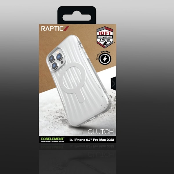 RAPTIC X-DORIA CASE MED MAGSAFE TIL IPHONE 14PROMAX TRANSPARENT