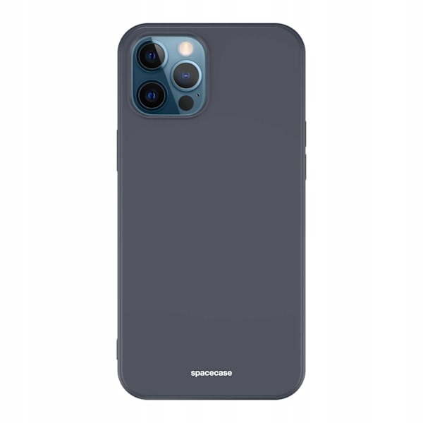 Spacecase Silikonfodral För Iphone 12 Pro Max Black Protective