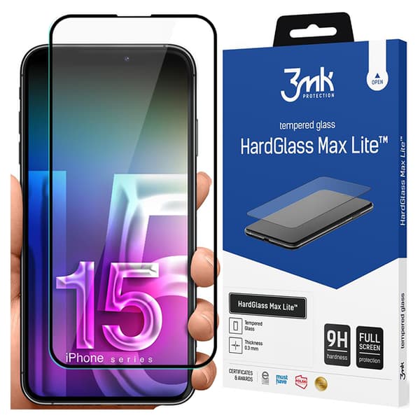 APPLE IPHONE 15 PLUS - 3MK HARDGLASS MAX LITE