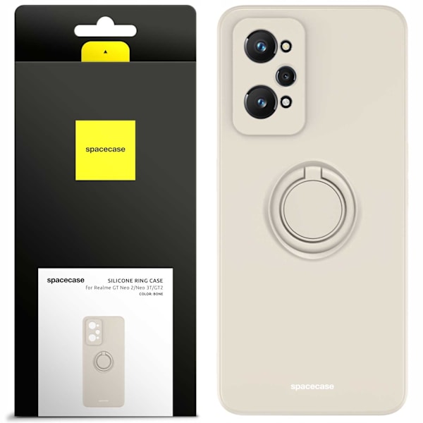 Spacecase Silikonecase Ring För Realme Gt Neo 2 3T Gt2 Bone