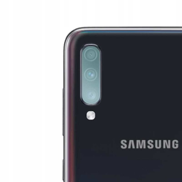 Rymdfodral Härdat Glas För Samsung Galaxy A70 Linsskydd