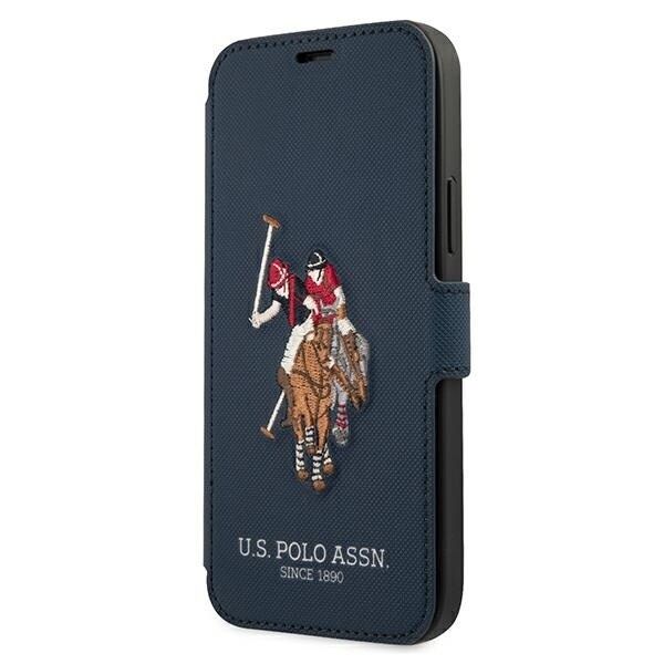 US Polo USFLBKP12LPUGFLNV iPhone 12 Pro Max 6.7 Navy/Navy Book Polo Embroidery Collection