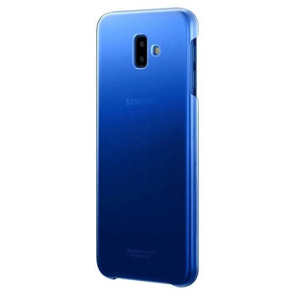 Fodral Samsung EF-AJ610CL J6 Plus 2018 J610 blå/blå Gradation Cover