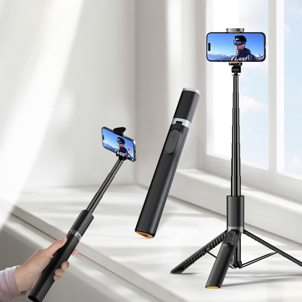 TECH-PROTECT L08S BLUETOOTH SELFIE-STIV STIV SORT