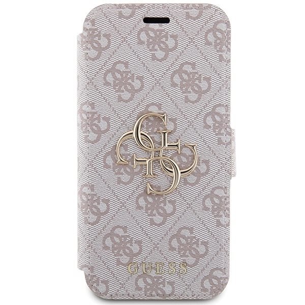 Guess 4G Metal Logo beskyttelsesdeksel til iPhone 15 Pro - rosa