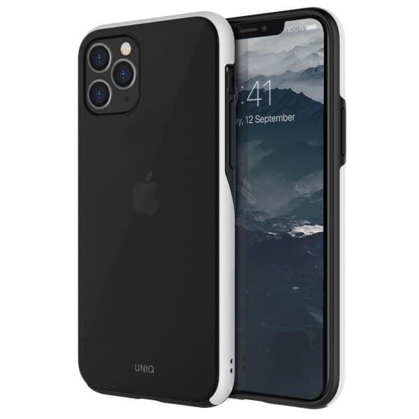 UNIQ VESTO HUE ETUI TIL IPHONE 11 PRO MAX - SORT OG HVID
