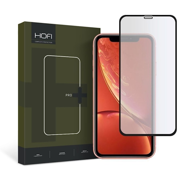 HOFI HYBRID GLAS IPHONE 11 / XR SORT HYBRID GLAS