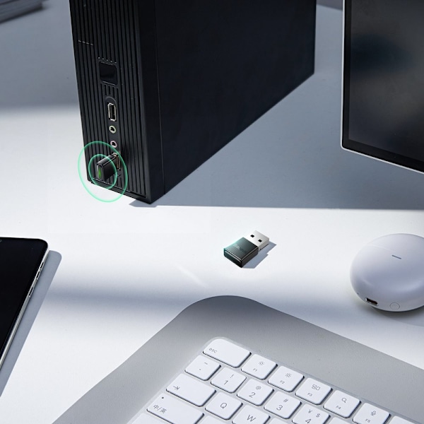 Baseus BA07 Bluetooth USB Adapter - Svart