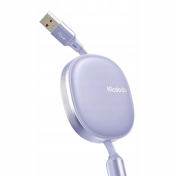 MCDODO USB-KABEL 3-I-1 REVELLAD USB-C LYN MICRO SNABBLADDNING 66W LILLA