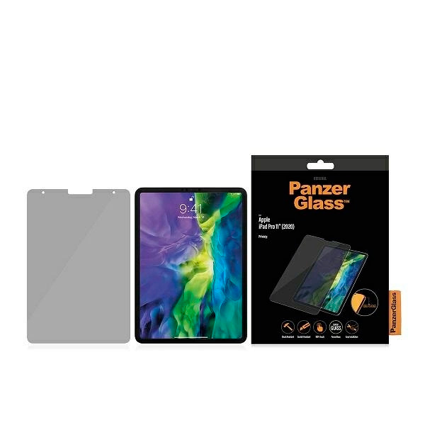 PANZERGLASS E2E SUPER+ PRIVAT HÆRDET GLAS TIL IPAD PRO 11" 2020 / AIR 10.9" 2020 / 2021