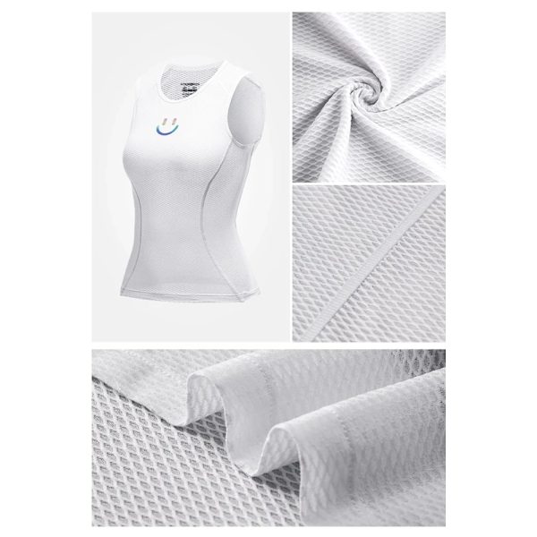 Rockbros YDBX001 Quick Dry sykkelvest for kvinner M/L - Hvit