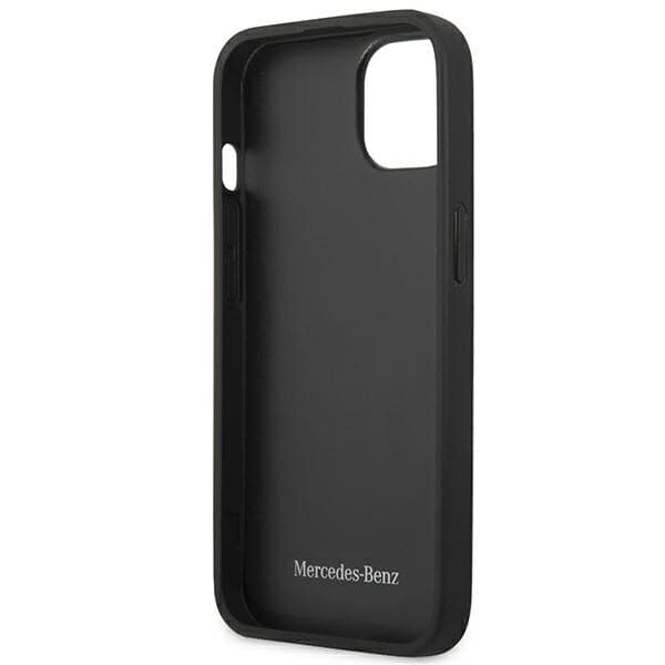 MERCEDES LÆDER URBAN COVER TIL IPHONE 14 PLUS - SORT