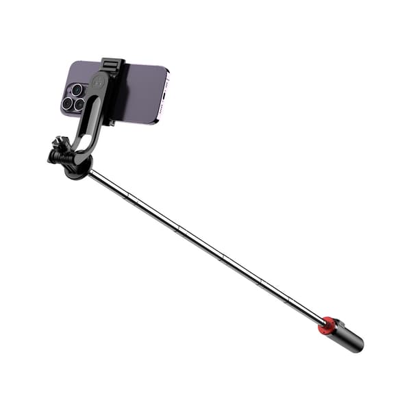 SELFIE STICK WC1Y3S TELESKOPSTATIV 1,3M MED TELEFONHOLDER - SORT
