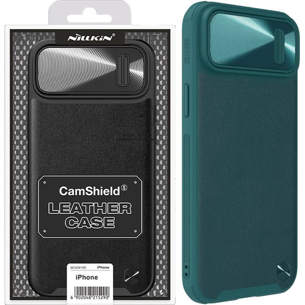 NILLKIN CASE CAMERA COVER TIL IPHONE 14+ GRØN