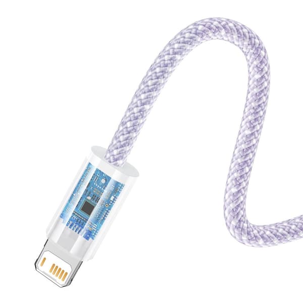 Baseus Dynamic 2-serien kabel USB-A - Lightning 2.4A 480Mb/s 2m lilla