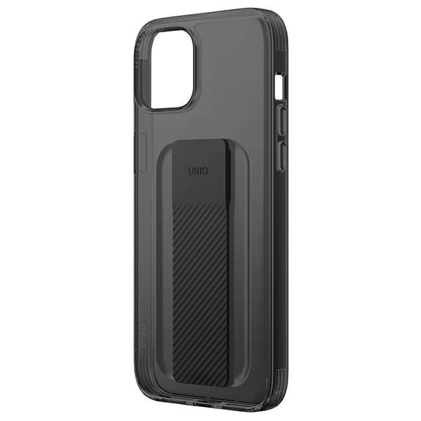 UNIQ Heldro Mount iPhone 14 6.1 deksel svart/røyk