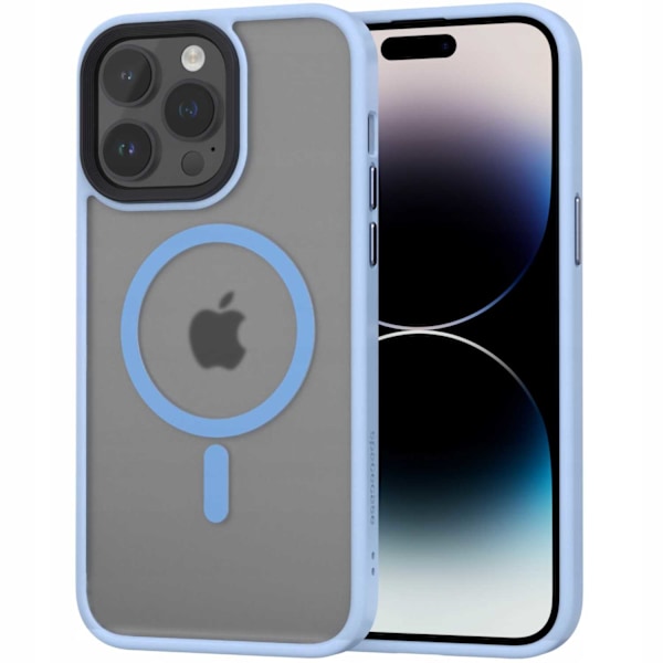 Spacecase Hybrid Fodral För Iphone 14 Pro Max För Magsafe Baby Blue