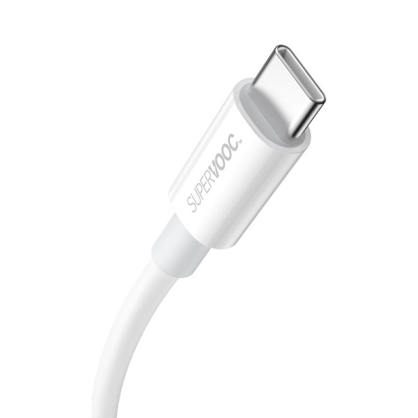 Baseus Superior Series SUPERVOOC USB-A-USB-C-kabel 65W 1m hvit