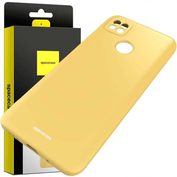 Spacecase Silikonfodral För Xiaomi Redmi 9C Yellow