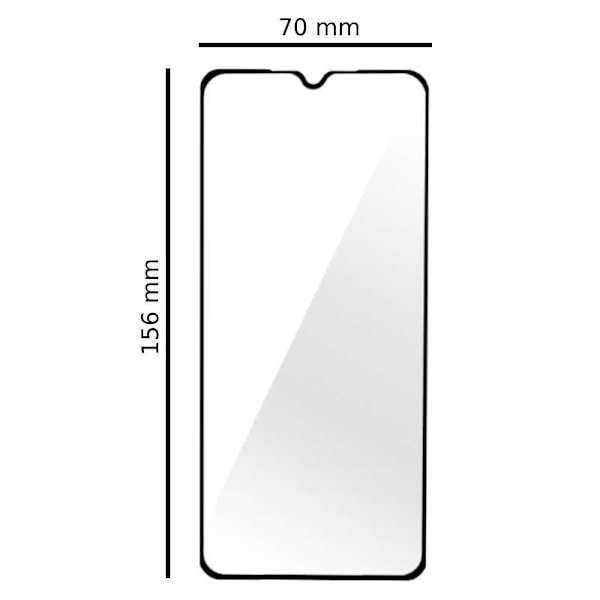 Spacecase 5D Härdat Glas För Motorola E20 Framskydd