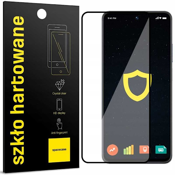 Spacecase 5D Härdat Glas För Realme C55 Skärmskydd Front