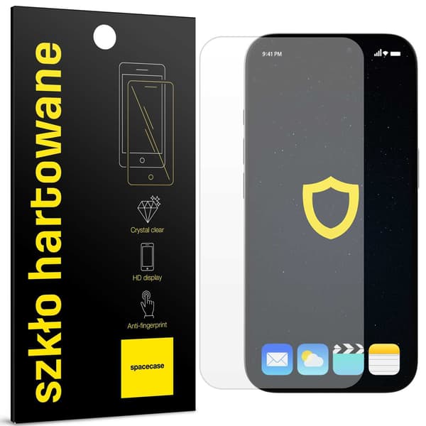 Rymdfall Härdat Glas 2.5D För Iphone 16 Skyddande Framskärm