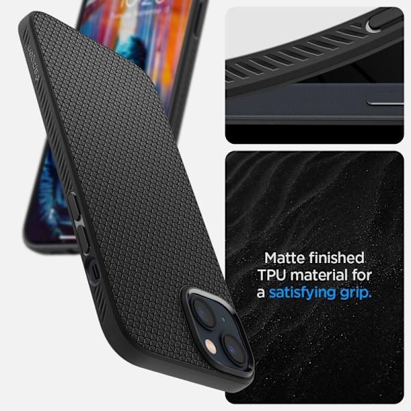 SPIGEN LIQUID AIR IPHONE 14 PLUS MATT SVART