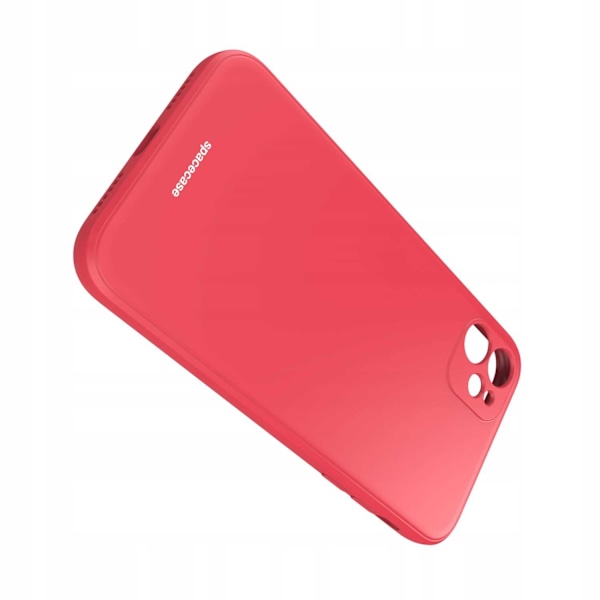 Spacecase Silikonfodral För Iphone 11 Rött Hus