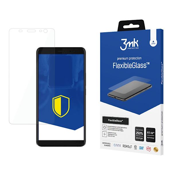 HTC U11+ - 3mk FlexibleGlass