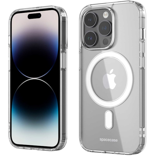 Spacecase Clear Mag-Fodral För Iphone 14 Pro Max För Magsafe Transparent