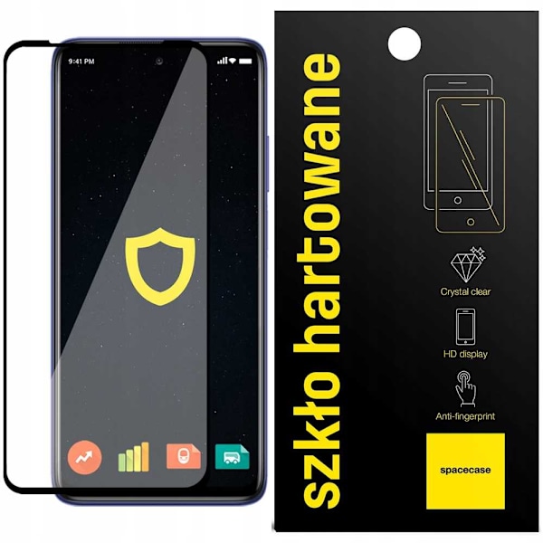 Spacecase 5D Härdat Glas För Xiaomi Redmi Note 9S 9 Pro
