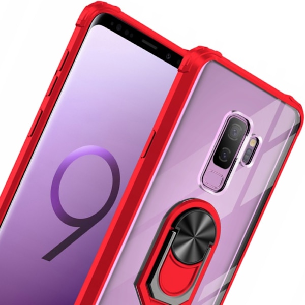 Rymdfodral För Samsung Galaxy S9+ Luftring Röd