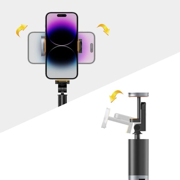 TECH-PROTECT L08S BLUETOOTH SELFIE STICK STATIV SVART