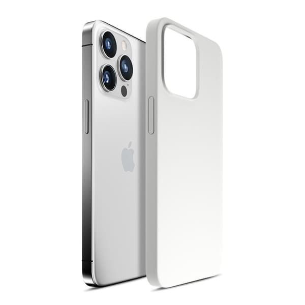 Apple iPhone 14 Pro Max - 3mk Hardy Silicone MagCase hvit