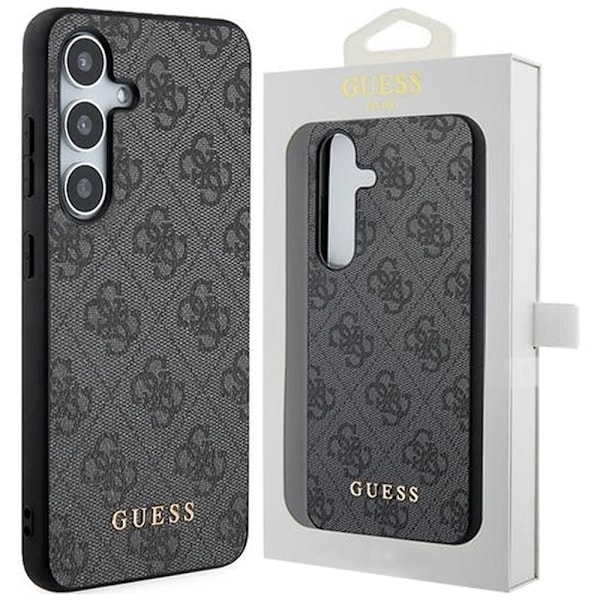 Guess 4G Metal Gold Logo Deksel til Samsung Galaxy A55 - Svart