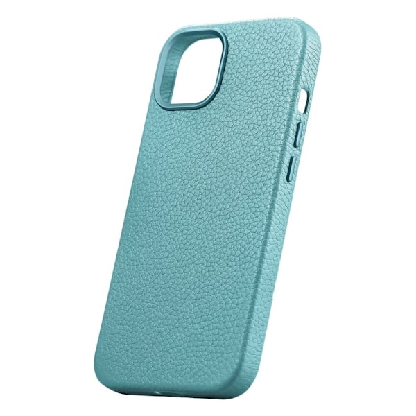 ICARER CASE CASE COVER LÆDER MED MAGSAFE TIL IPHONE 14 GRØN