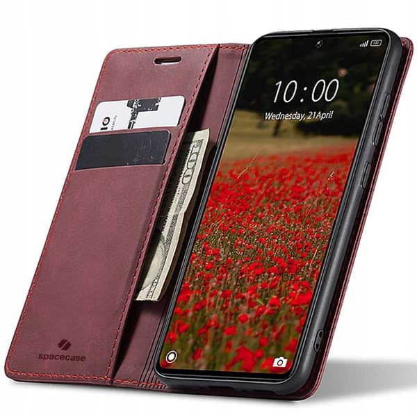 Spacecase Case Cover För Poco X6 Rm Note 13 Pro 5G Röd