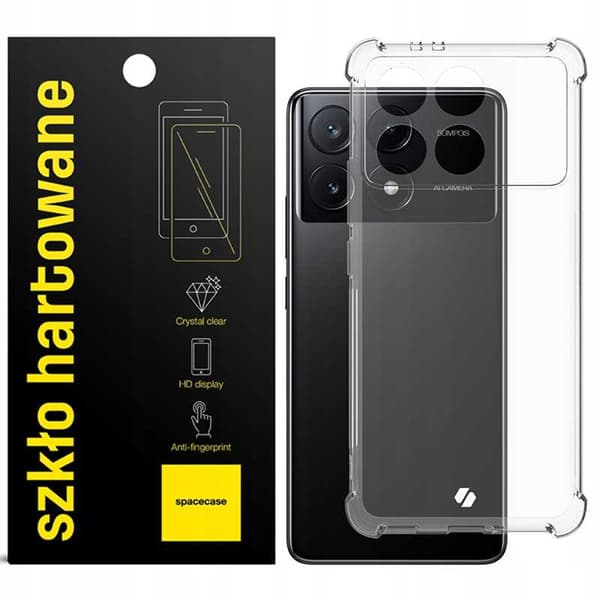 Spacecase Anti-Shck Case Poco F6 Pro Case Skydd
