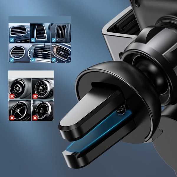 Choetech induksjonslader med holder + magnetspisser svart (T201-F)