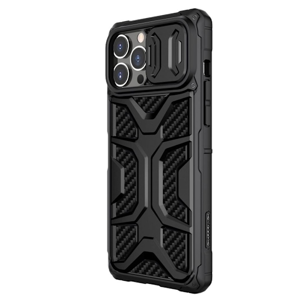 Nillkin Adventruer Case Case for iPhone 13 Pro Max beskyttelsesdeksel og kamerabeskyttelse for svart