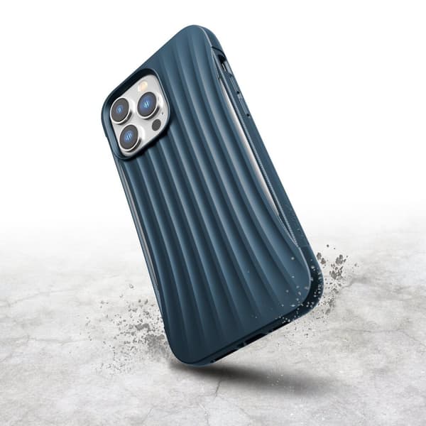 Raptic X-Doria Clutch Deksel, iPhone 14 Pro Max, blått bakdeksel