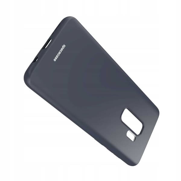 Spacecase Silikonfodral För Galaxy S9+ Svart Skydd
