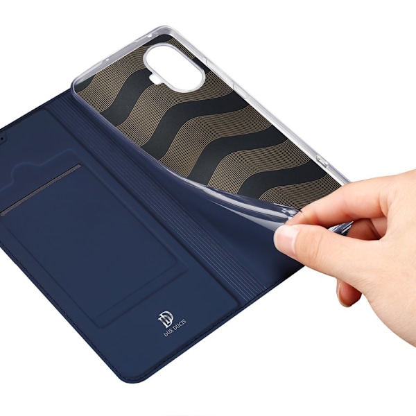 Dux Ducis Skin Pro-veske for Realme 10 Pro Flip Cover Card-lommebok? blå stativ