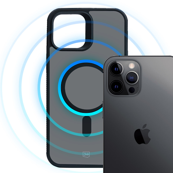 APPLE IPHONE 12 PRO MAX - 3MK SMOKE MAGCASE