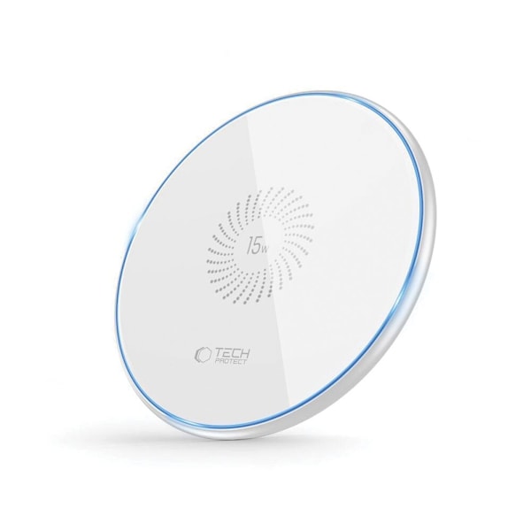 TECH-PROTECT QI15W-C1 TRÅDLØS LADER 15W HVIT